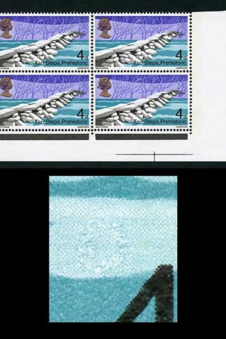 Spec W130c 1968 4d Bridges with Retouched O Variety U/M