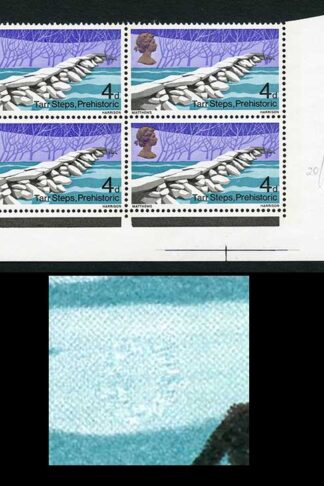 Spec W130c 1968 4d Bridges with Retouched O Variety U/M