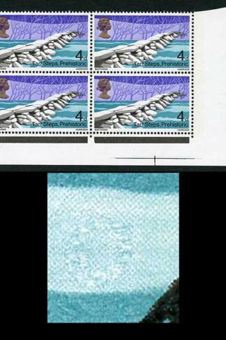 Spec W130c 1968 4d Bridges with Retouched O Variety Block of 4 U/M