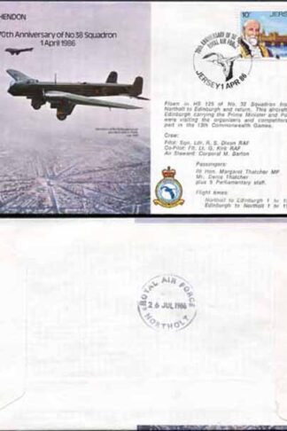 B19a Fairey Hendon 70th Annov of No.38 Squadron Standard Cover