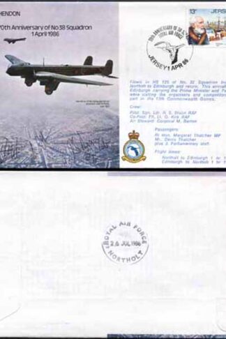 B19b Fairey Hendon 70th Anniv of No.38 Squadron Crew Signed