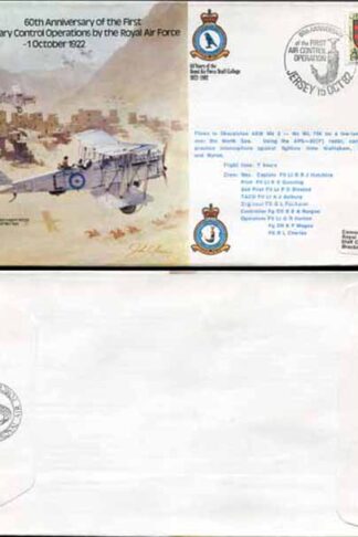 B9a D.H.9a 1st Military Control Operations by the RAF Standard Cover (A)