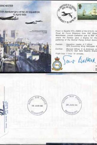 B27c 70th Ann of No.49 Squadron Signed by Sir August Walker (B)