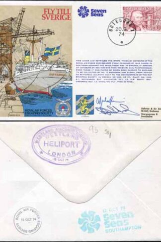 Escaping Society ES9b Escape to Sweden Crew signed