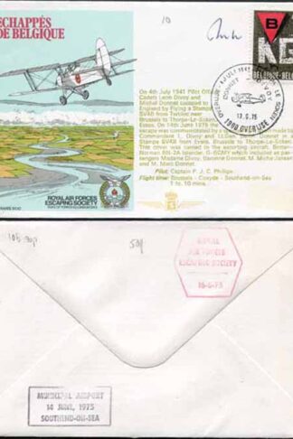 Escaping Society ES10b Escape to Belgium Pilot signed