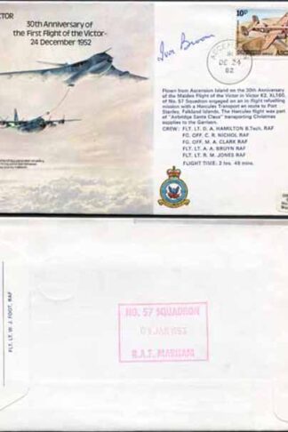 B43c 30th Anniv of the 1st Flight of the Victor Signed by AM Sir Ivor Broom (D)
