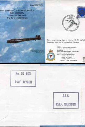 B25a 1st Bomber Command Over Germany Standard Cover