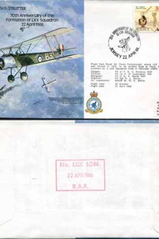 B5a 70th Anniv of the Formation of LXX Squadron Standard Cover (A)