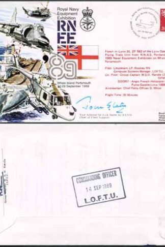 AC41c RN Equipment Exhibition Signed Admiral J Slater (A)