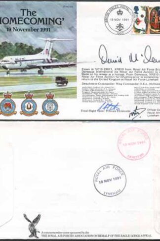 AC55a The Homecoming Signed By Detachment Commander D.K.L McDonnell