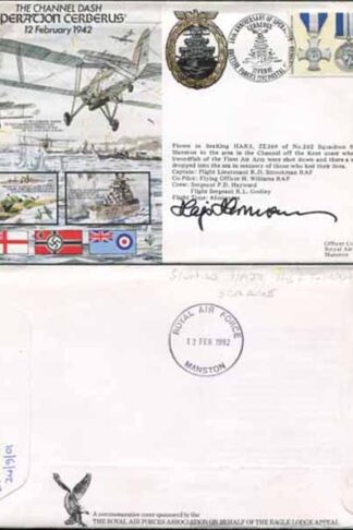 JS/42/1 12/2/92 Operation Cerberus Signed Hajo Herrmann only 10 produced