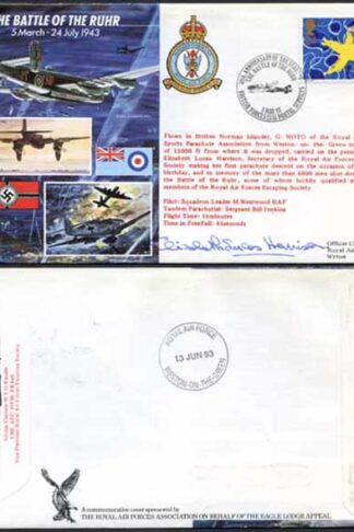 JS43/2 The Battle of the Ruhr Signed Elizabeth Ethel Marie Lucas Harrison (A)