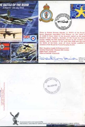 JS43/2 The Battle of the Ruhr Signed Elizabeth Ethel Marie Lucas Harrison