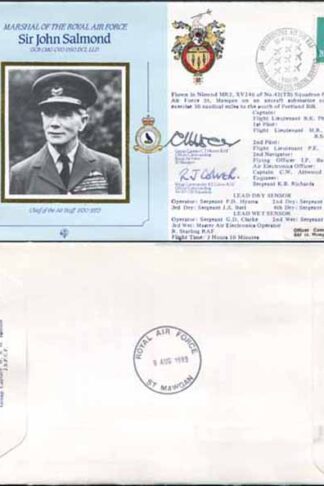 CDM3a RAF COMMANDERS SERIES John Salmond Signed Capt Moore and Wg Cdr Colver (B)