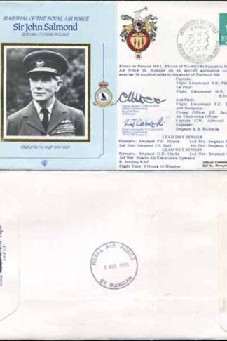CDM3a RAF COMMANDERS SERIES John Salmond Signed Capt Moore and Wg Cdr Colver (C)