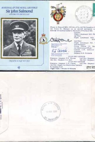 CDM3a RAF COMMANDERS SERIES John Salmond Signed Capt Moore and Wg Cdr Colver (D)