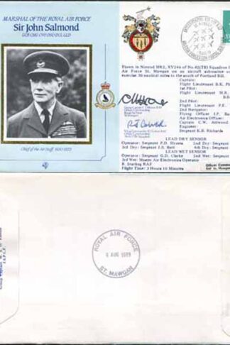 CDM3a RAF COMMANDERS SERIES John Salmond Signed Capt Moore and Wg Cdr Colver (E)