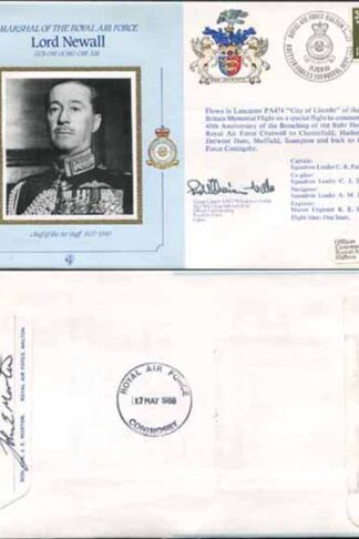CDM5a RAF COMMANDERS Lord Newall Ellington Signed Gp Capt S M D Williamson (E)