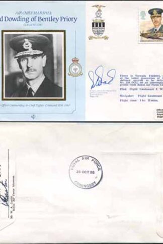 CDM7 RAF COMMANDERS Lord Dowding Signed WING Commander D Boak Biggin Hill (E)