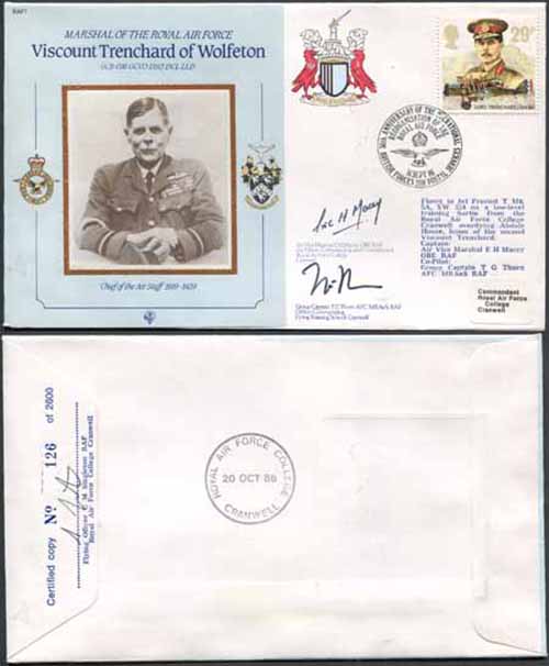 CDM1 RAF COMMANDERS SERIES Viscount Trenchard Air Vice Marshal Macey (F)