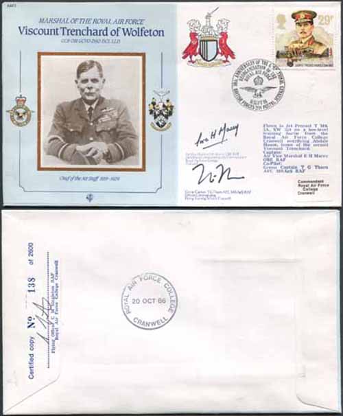 CDM1 RAF COMMANDERS SERIES Viscount Trenchard Air Vice Marshal Macey (K)