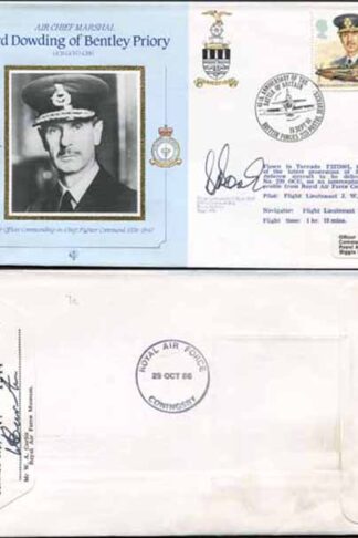 CDM7 RAF COMMANDERS Lord Dowding Signed WING Commander D Boak Biggin Hill (K)