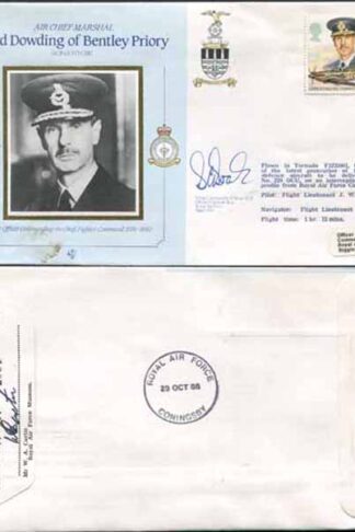 CDM7 RAF COMMANDERS Lord Dowding Signed WING Commander D Boak Biggin Hill (L)