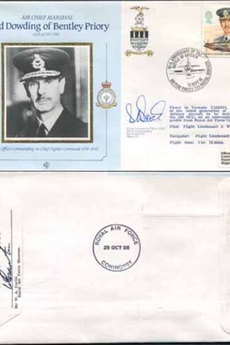 CDM7 RAF COMMANDERS Lord Dowding Signed WING Commander D Boak Biggin Hill (M)