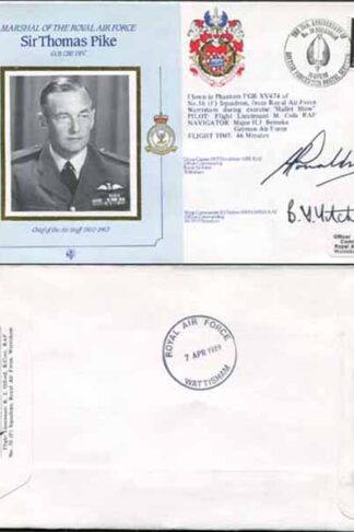 CDM14a RAF COMMANDER Sir Thomas Pike Gp Capt Donaldson and Wg Cdr Titchen (E)