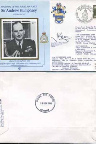 CDM18a RAF COMMANDER Sir Humphrey Gp Capt Day and Plt Off Postlethwaite (A)