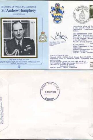 CDM18a RAF COMMANDER Sir Humphrey Gp Capt Day and Plt Off Postlethwaite (B)