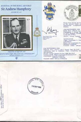 CDM18a RAF COMMANDER Sir Humphrey Gp Capt Day and Plt Off Postlethwaite (C)