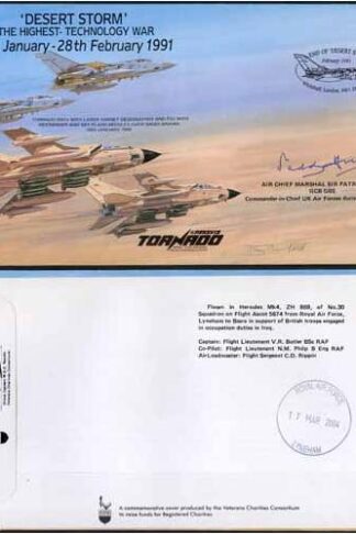 COF54 Desert Storm the Highest Tech War Signed Craig Of Radley 100 Produced (J)