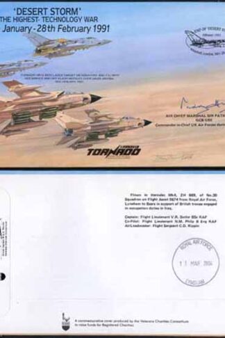 COF54 Desert Storm the Highest Tech War Signed Craig Of Radley 100 Produced (K)