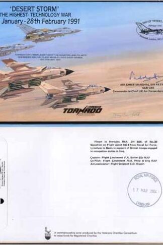 COF54 Desert Storm the Highest Tech War Signed Craig Of Radley 100 Produced (M)