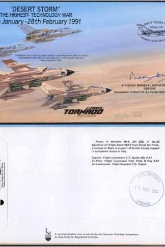 COF54 Desert Storm the Highest Tech War Signed Craig Of Radley 100 Produced