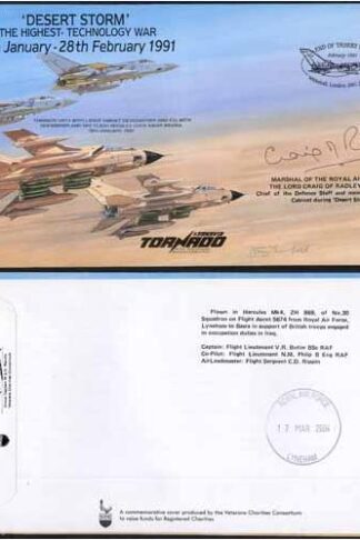 COF54 Desert Storm the Highest Tech War Signed Craig Of Radley 100 Produced (F)