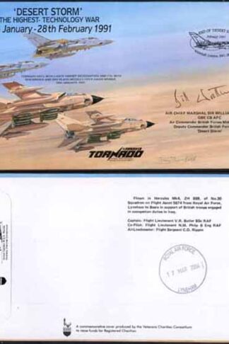 COF54 Desert Storm the Highest Tech War Signed William Wratten 100 Produced (A)