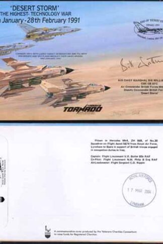 COF54 Desert Storm the Highest Tech War Signed William Wratten 100 Produced