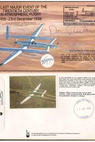 COF53 Last Major Event of 20th Cent Signed by Dick Rutan Only 120 Produced (F)