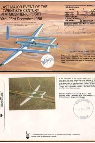 COF53 Last Major Event of 20th Cent Signed by Dick Rutan Only 120 Produced (G)