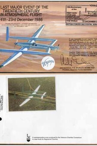 COF53 Last Major Event of 20th Cent Signed by Dick Rutan Only 120 Produced (P)