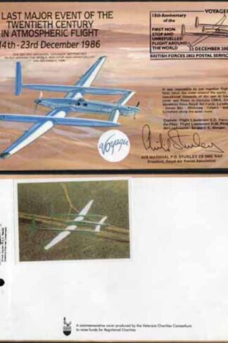 COF53 Last Major Event of 20th Cent Signed by Dick Rutan Only 120 Produced (R)