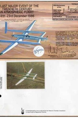 COF53 Last Major Event of 20th Cent Signed by Dick Rutan Only 120 Produced (V)