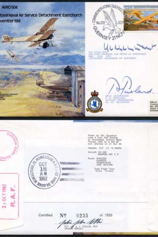 B2c No1 RNAS Detachment Eastchurch 2 Signed by Sir Peter Le Cheminant (E)