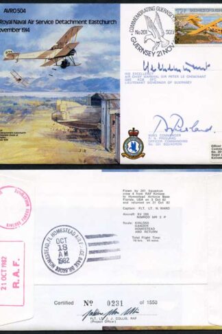 B2c No1 RNAS Detachment Eastchurch 2 Signed by Sir Peter Le Cheminant (H)