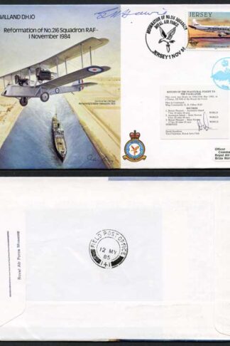 B11c Reformation of No.216 Squadron Signed by Capt Howie (E)