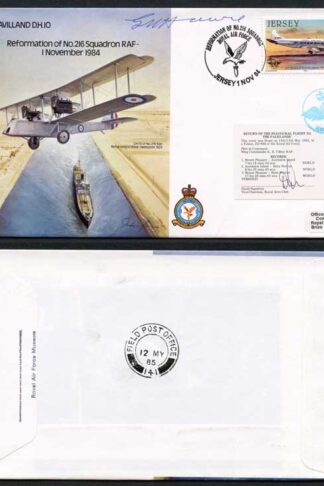 B11c Reformation of No.216 Squadron Signed by Capt Howie (L)