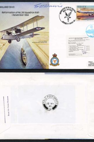 B11c Reformation of No.216 Squadron Signed by Capt Howie (N)