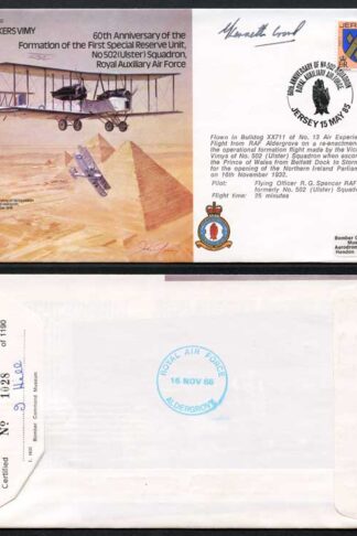 B12c 60th Ann of The Formation of 1st Special Reserve Unit Signed by K Cross (C)
